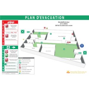 Plan d'évacuation